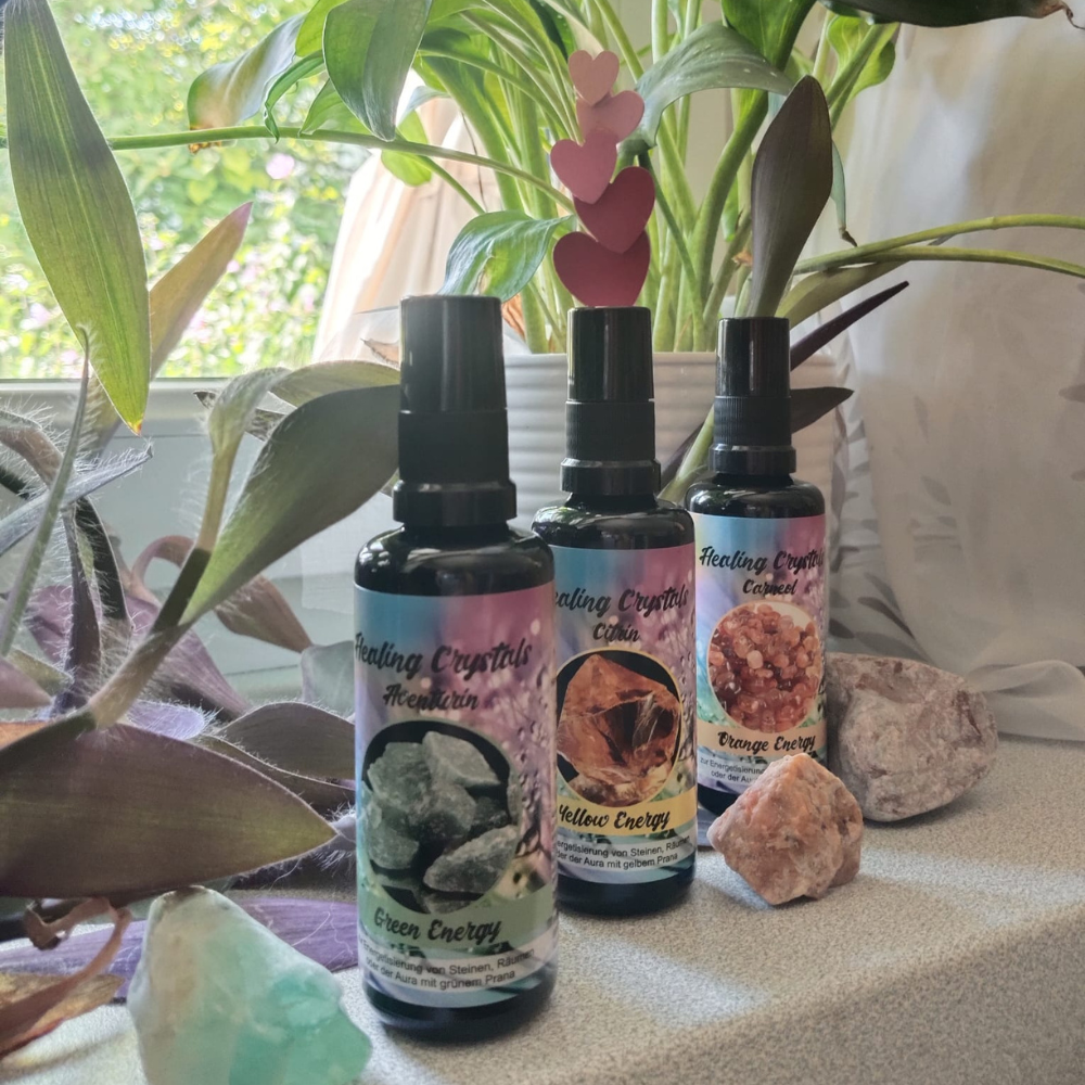 Das Energie-Reset Set - Healing Crystals Aura- & Raumsprays