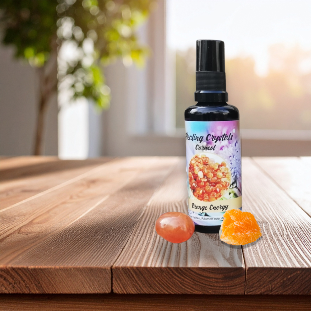 Healing Crystals Spray Carneol - Orange Energy