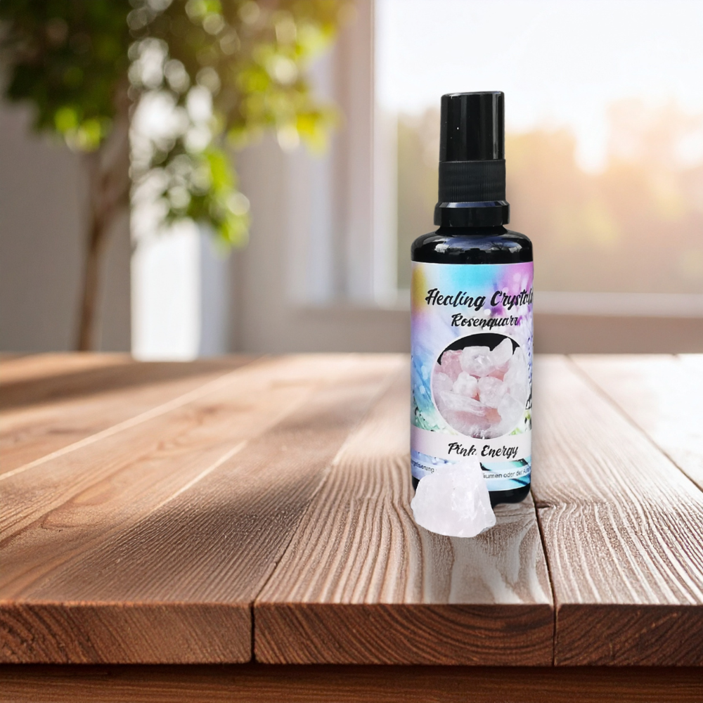 Healing Crystals Spray Rosenquarz - Pink Energy