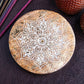 Mandala Räucherstäbchenhalter aus Mangoholz