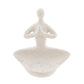 Yogi naturweiß Kerzen-/ Räucherhalter
