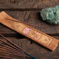 Namaste Räucherstäbchenhalter mit Rosenquarz