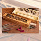 Holzbox mit Vorratsbehälter Wave