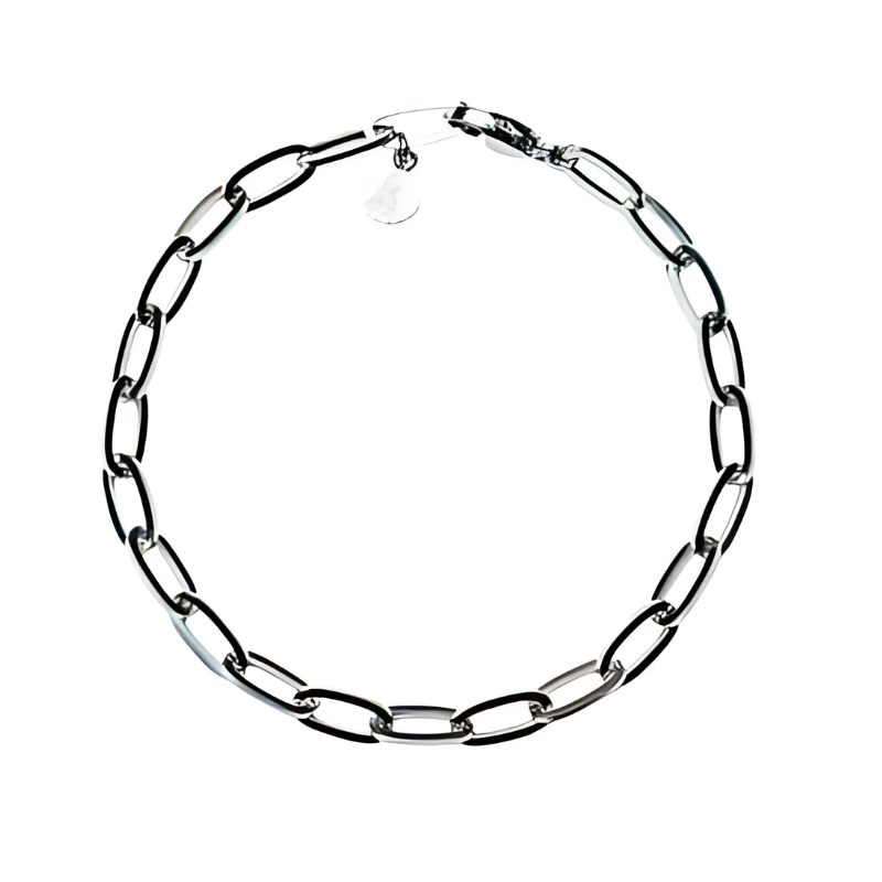 Glücksarmband - stahl 21 cm