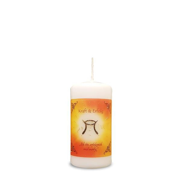 Kraft und Erfolg Energiekerze mini