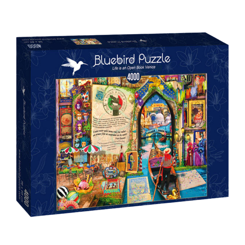 Life is an Open Book Venice - 4000 Teile Puzzle