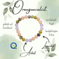 Stein Armband - Lizardit, Orangen-Calcit, Achat
