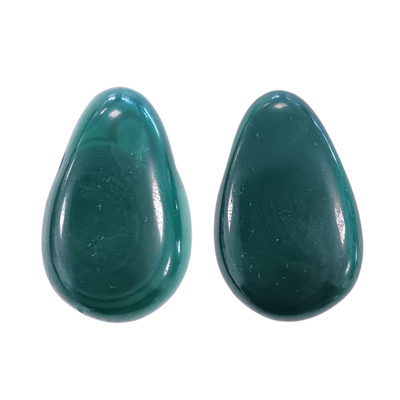 Malachit gebohrt