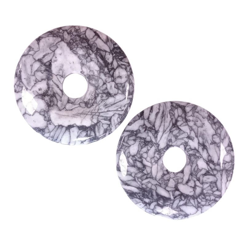 Pinolith (Eisenblumen Magnesit) Donut XL