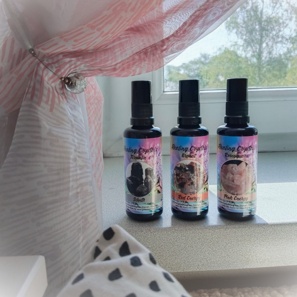 Das Morgen-Ritual Set - Healing Crystals Aura- & Raumsprays
