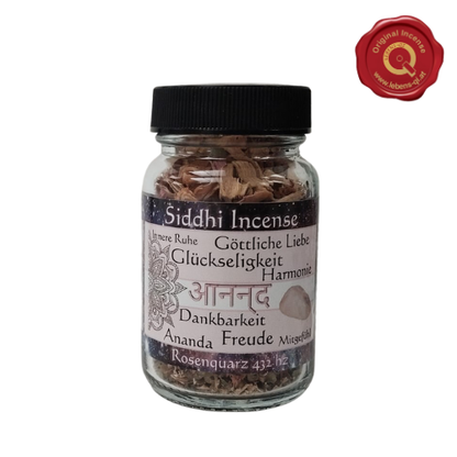 Siddhi Räuchermischung Rosenquarz 432 Hz