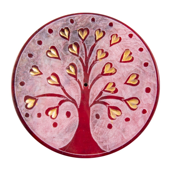 Herzerlbaum Räucherhalter rot