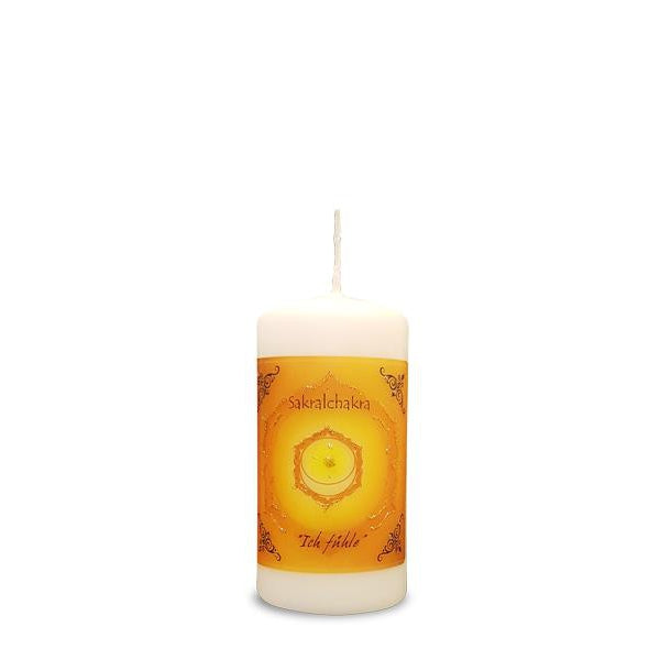 Sakralchakra Energiekerze mini