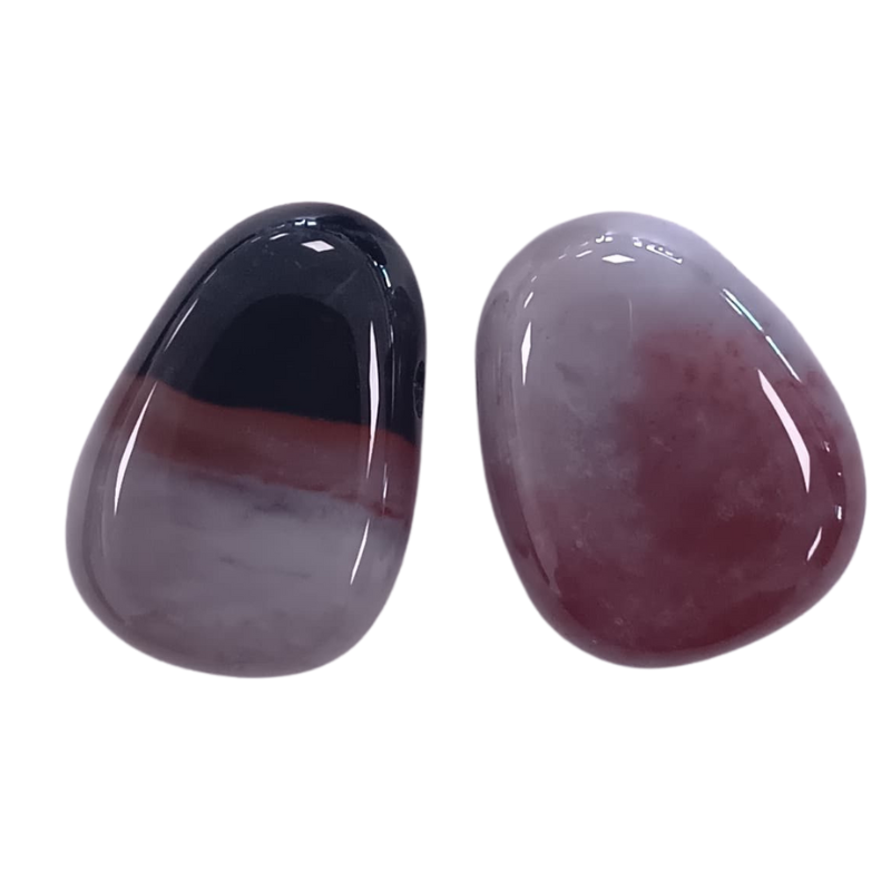 Sardonyx gebohrt