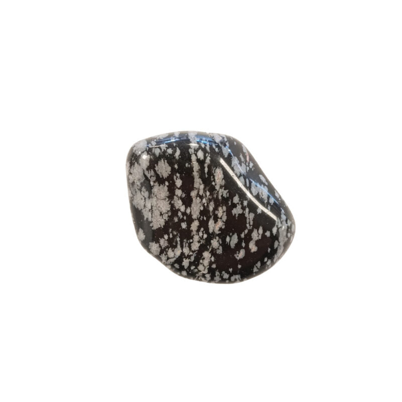 Schneeflockenobsidian Trommelstein