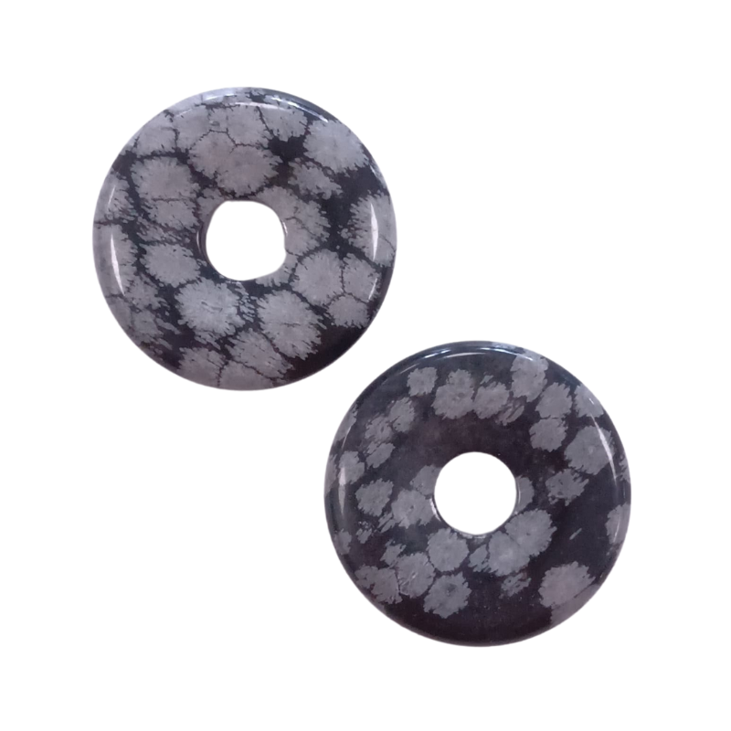 Schneeflockenobsidian Donut