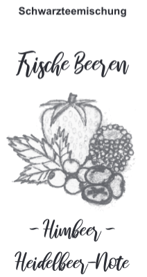 Frische Beeren - Schwarzteemischung