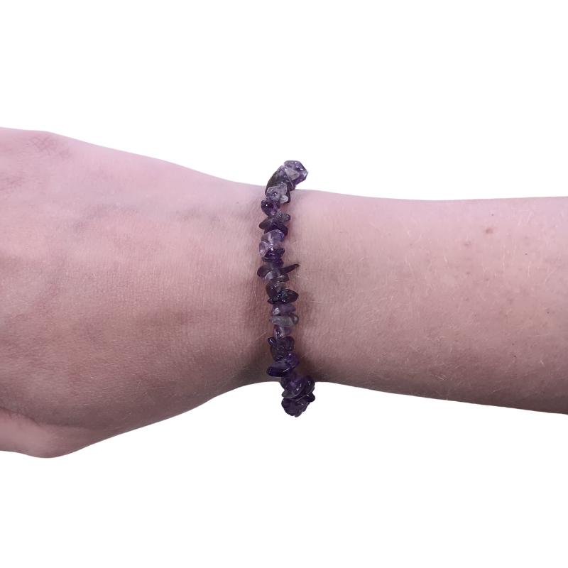 Splitterarmband Amethyst
