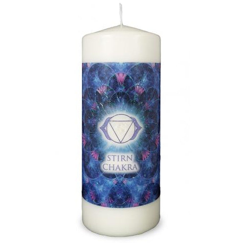 Stirnchakra Energiekerze groß