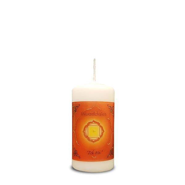 Wurzelchakra Energiekerze mini