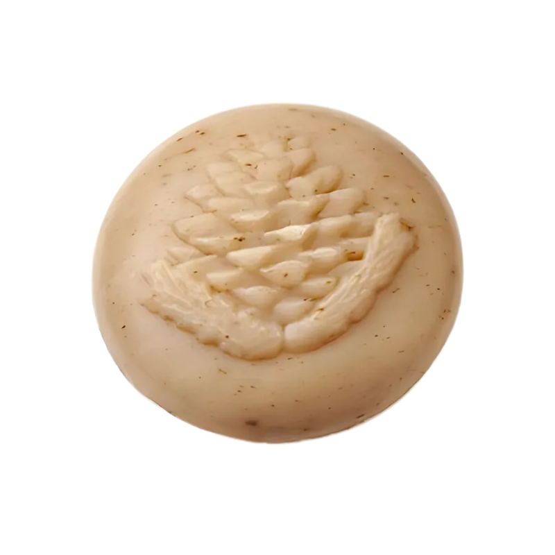 Schafmilchseife Zirbe natur rund
