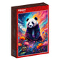 Colourful Panda - 1000 Teile Puzzle