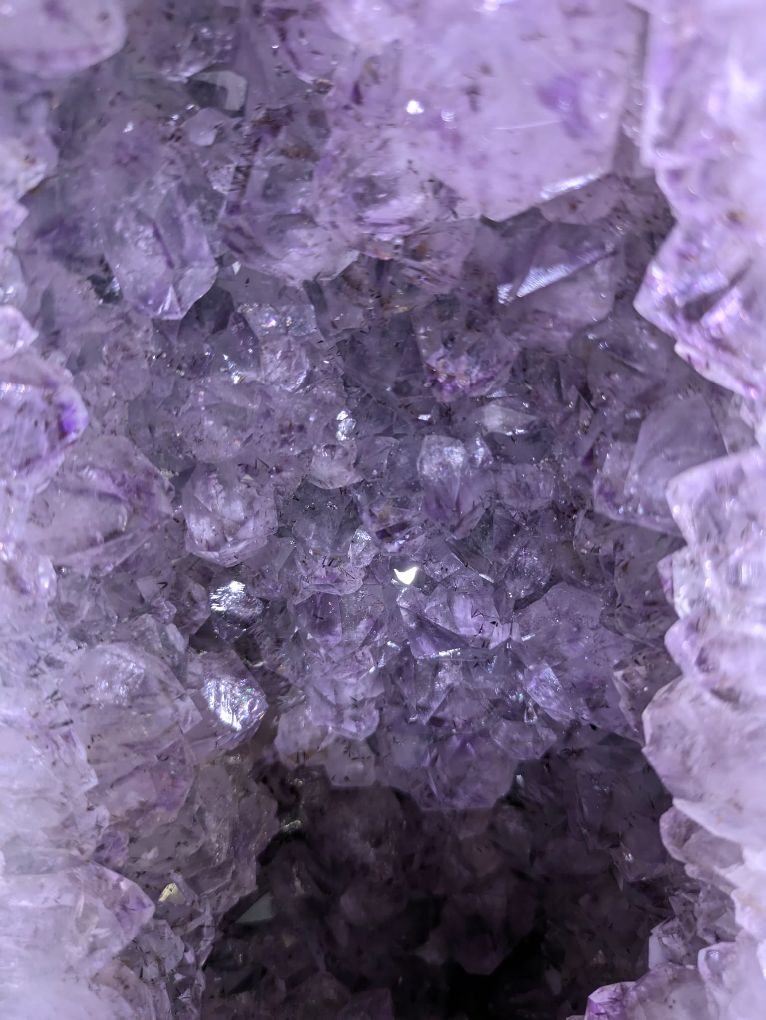 Amethystdruse mit Achat #037-GF