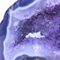 Amethystdruse mit Achatrand #407-GF