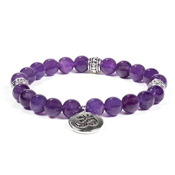 Amethyst Armband mit OM