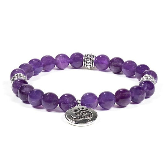 Amethyst Armband mit OM