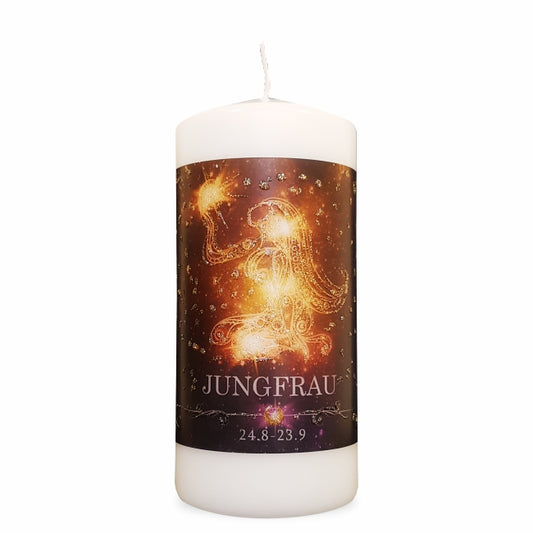 Jungfrau Energiekerze