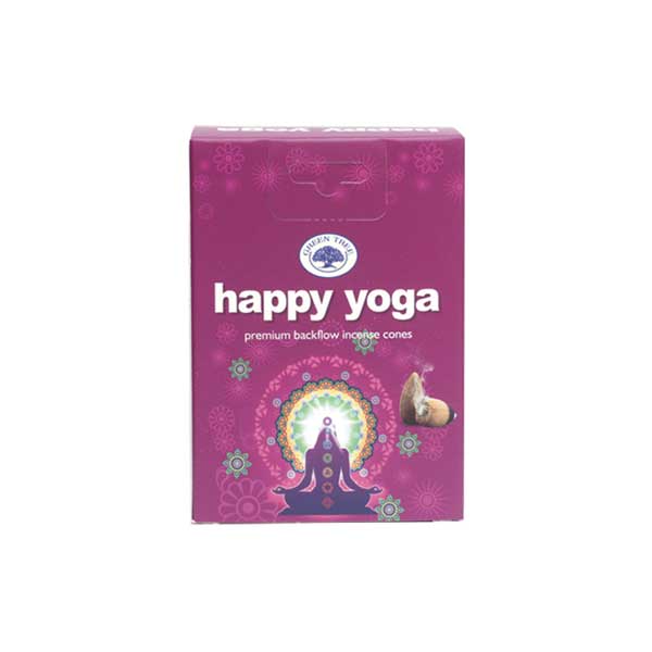 Happy Yoga Backflow-Räucherkegel