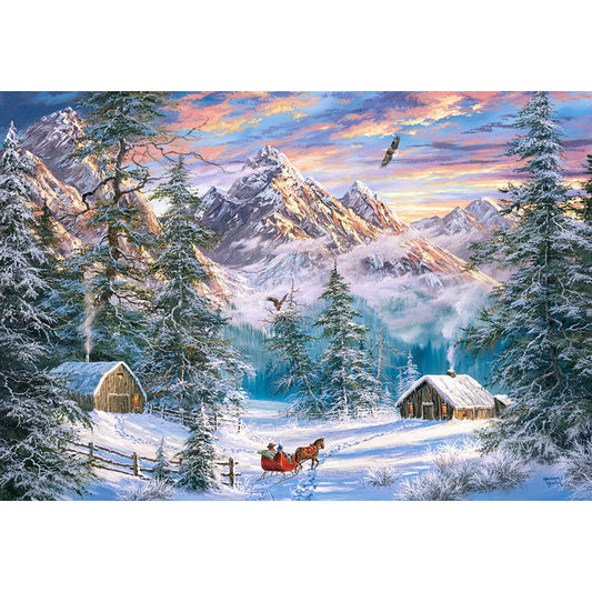 Mountain Christmas - 1000 Teile Puzzle