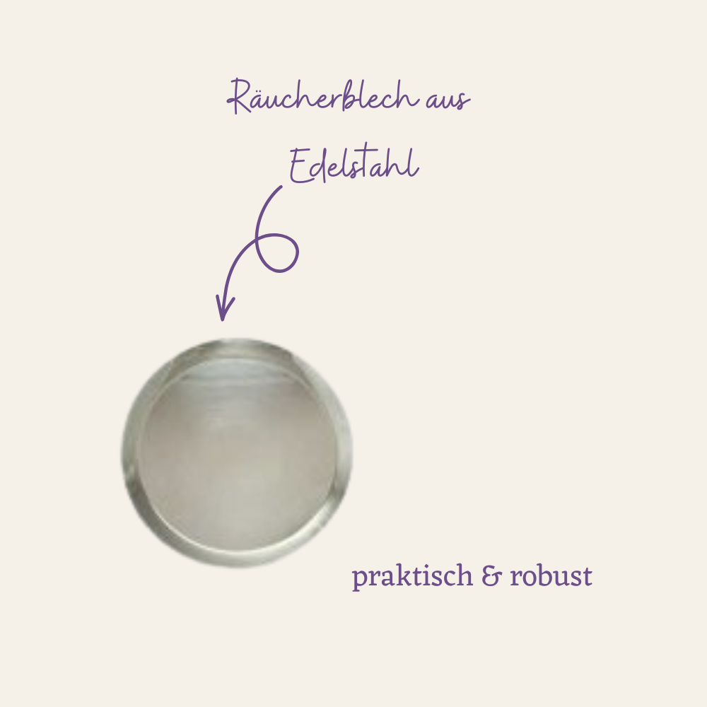 Räucherblech Edelstahl