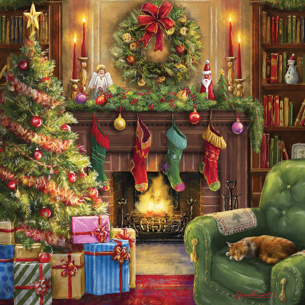 Cozy Christmas Evening - 1000 Teile Puzzle