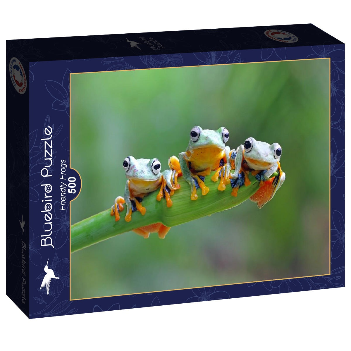Friendly Frogs - 500 Teile Puzzle
