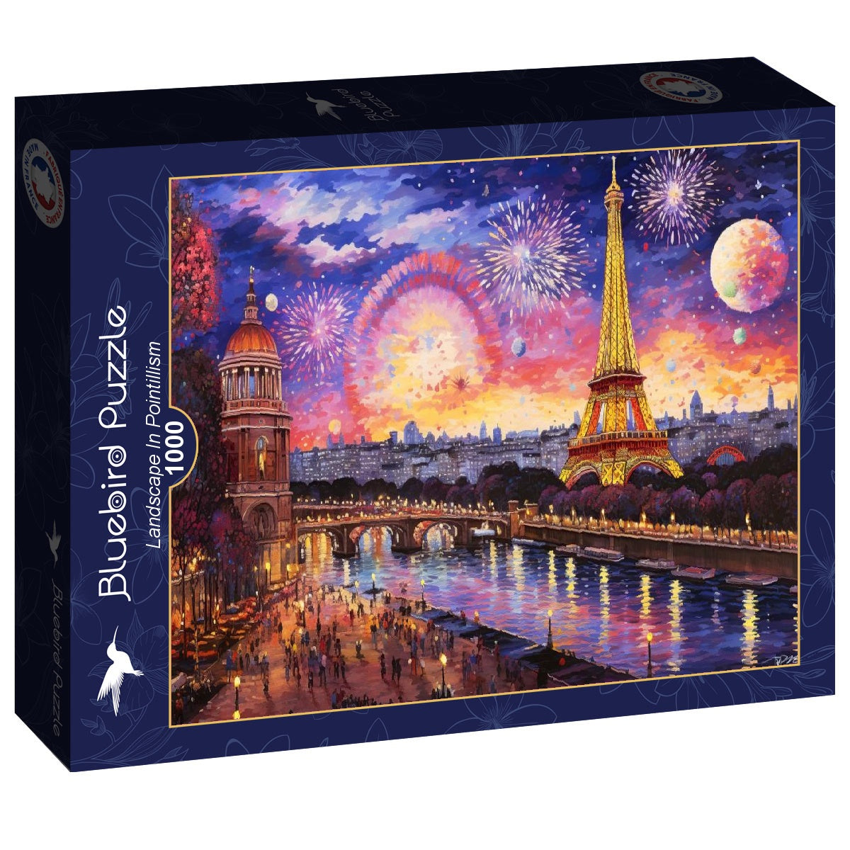 Landscape in Pointillism - 1000 Teile Puzzle