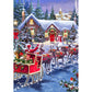 Santa And Sleigh - 1000 Teile Puzzle