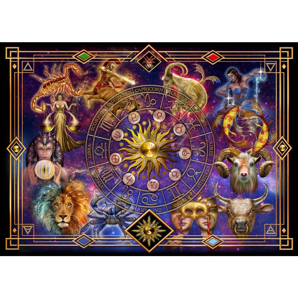 Zodiac Montage - 1500 Teile Puzzle