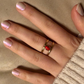 Duo red gold - Edelstahl-Ring