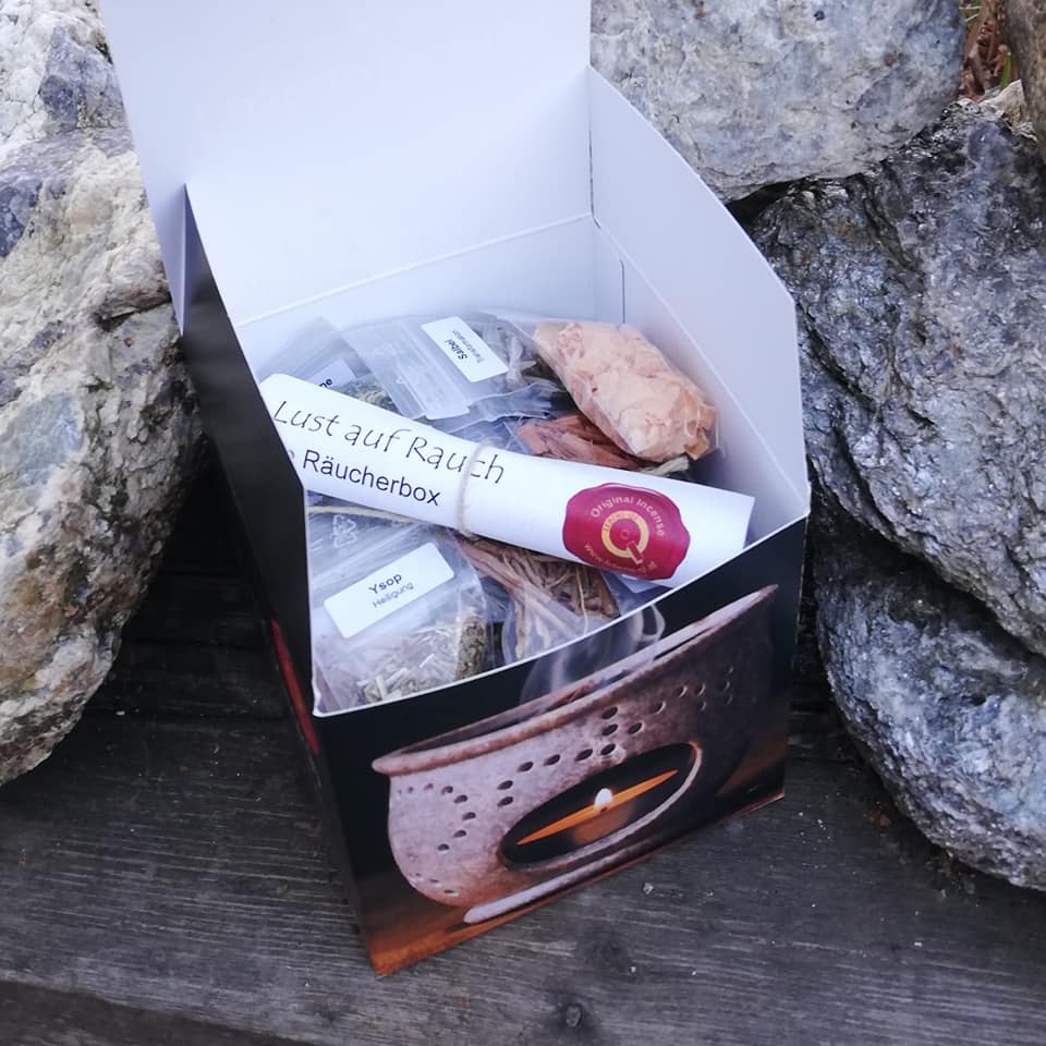 SET Lust auf Rauch - Räucherbox & Karten