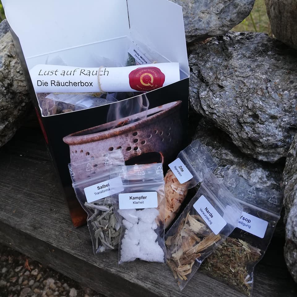 SET Lust auf Rauch - Räucherbox & Karten
