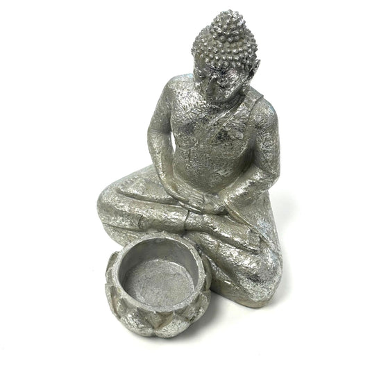 Buddha sitzend Teelichthalter