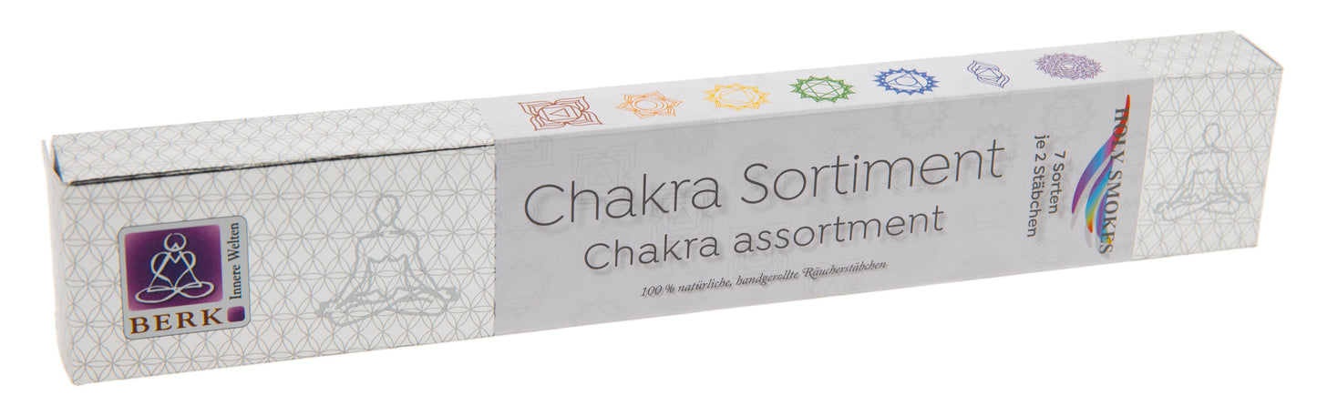 Chakra Räucherstäbchen Sortimentspackung