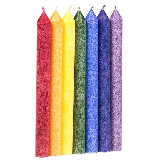 Chakra-Tafelkerzen Set