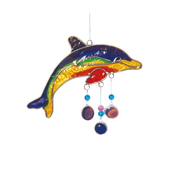 Bunter Delfin Suncatcher