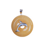 Donuthalter Delfin silber