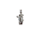 Donuthalter Schanier-Clip Gecko silber