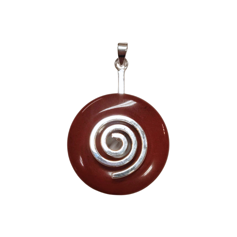 Donuthalter Spirale silberfarbig