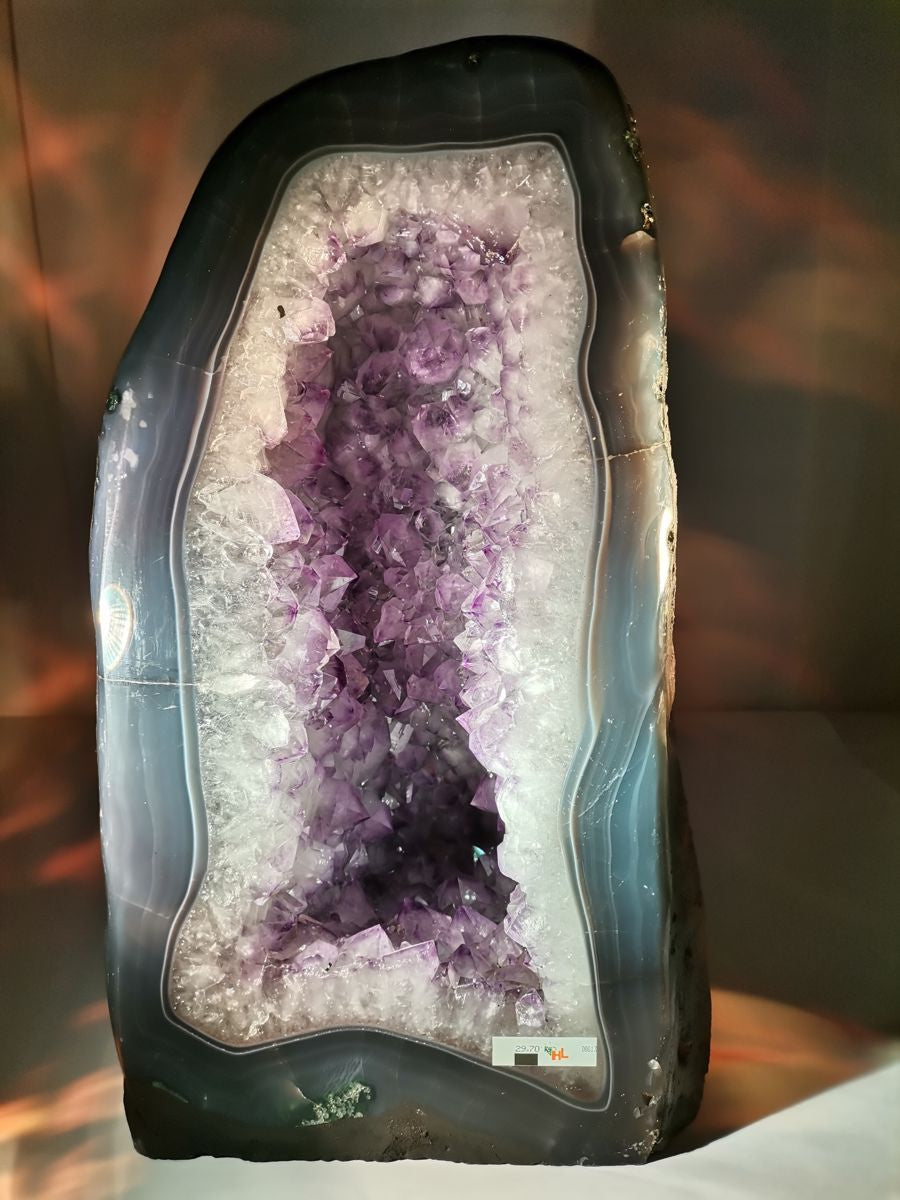 Amethystdrusenpaar